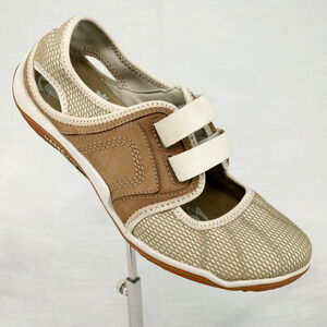 Merrell Womens Shoes 8 Lorelei Beige Leather Hiking Trail Mary Jane Outdoors